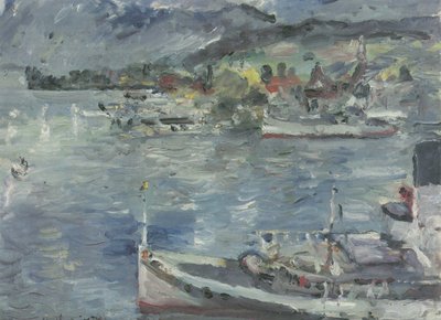 Luzernmeer in de ochtend door Lovis Corinth